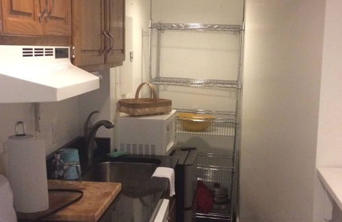 Wellesley Apartment | Furnished Studio + Private Patio + parking in Wellesley Square