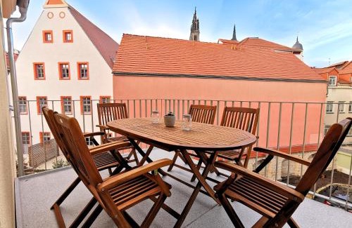 Meissen Apartment | Fynbos Apartments Deluxe, Balkon, historisch, Parkplatz