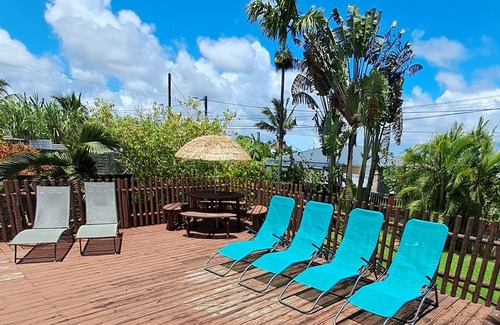 Capesterre-Belle-Eau Cottage | Gîte Atypique 8 per. Private pool - 2-star sea view