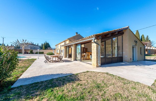 Travaillan Apartment | Gîte du Mas Saint Paul - Maison avec piscine