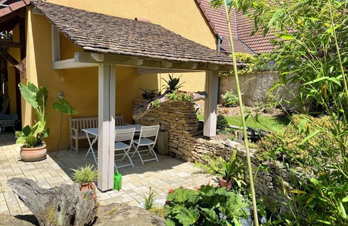 Guemar Apartment | Gîte du Photographe | Exceptional terrace and garden, peaceful setting