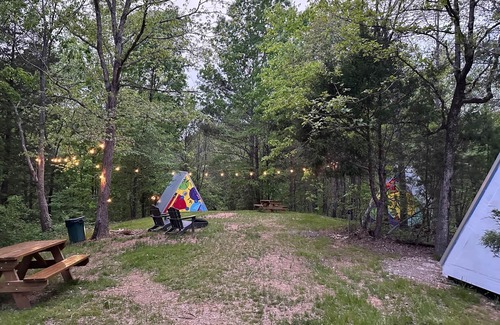 Talladega Cabin | G-2 Glamp in Bohamia - 268 Acre Forest Retreat