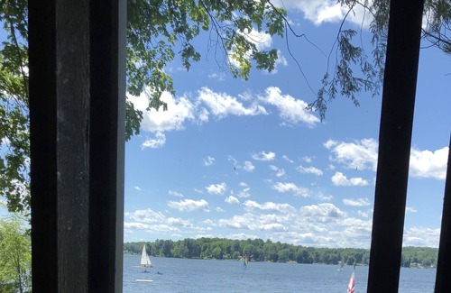 Galway Cabin | Galway Lake waterfront cabin with exceptional sunset views.