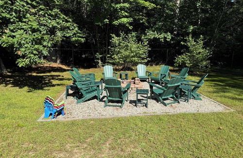 North Conway House | Game Room, 2 family rooms, on 3 levels, with a fenced yard and firewood provided