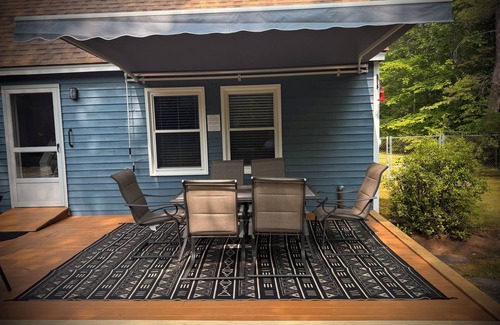 North Conway House | Game Room, 2 family rooms, on 3 levels, with a fenced yard and firewood provided