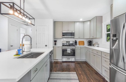 Charlotte House | Game Room, Balcony, Fire Pit, 5 Bed, 4 Bath, WFH