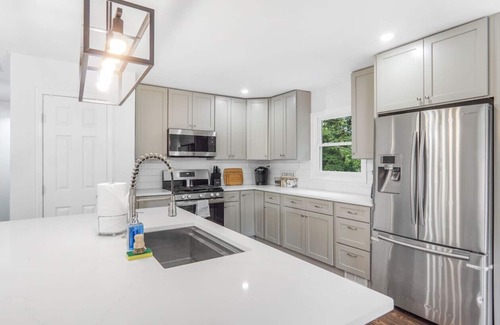 Charlotte House | Game Room, Balcony, Fire Pit, 5 Bed, 4 Bath, WFH