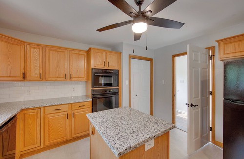 Hummelstown House | Game Room & Covered Patio: Hummelstown Hideaway