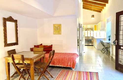 Moncarapacho e Fuseta Cottage | Garden Cottage on Organic Yoga Farm with Natural Swimming Pool near Fuseta Beach