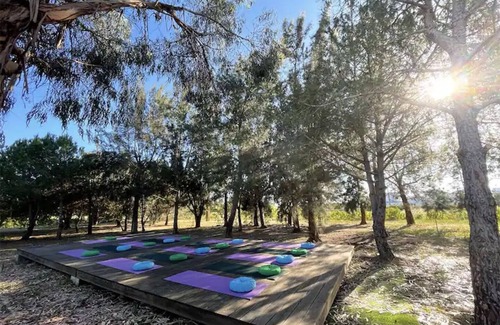 Moncarapacho e Fuseta Cottage | Garden Cottage on Organic Yoga Farm with Natural Swimming Pool near Fuseta Beach