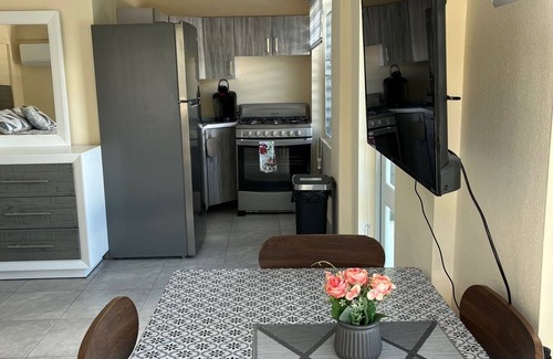 Tejas House | Garden view, bedroom in a newly renovated house