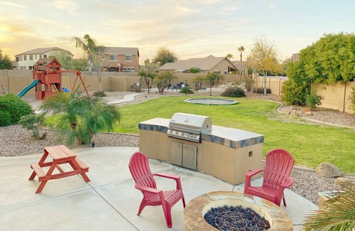 Coronado Ranch House | Gather! Heated Pool, 5 King Bedrooms, Playground, Trampoline & Pool Table