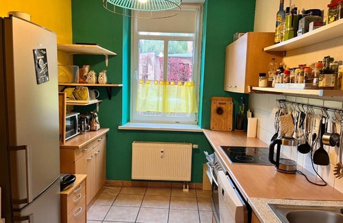 Loebtau Apartment | Gemütliche Oase - TV, Beamer, Küche für 4 Personen