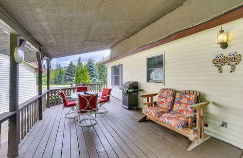 Germfask House | Germfask Home w/Fire Pit, Grill & Yard Games!