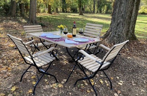 Morrisville Cottage | Getaway Cottage in Park-like Setting with River Views. Canal Towpath Nearby.