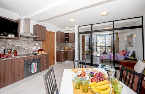 St. Paul's Bay Apartment | GetawaysMalta - Harbour Lights Seafront Penthouse with Terrace St Paul's Bay