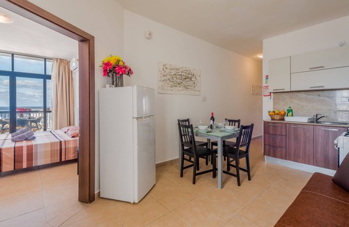 Bugibba Apartment | GetawaysMalta - Seashells Apartment with panoramic sea view terrace in Bugibba