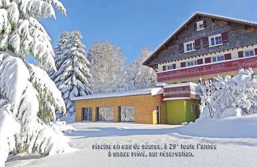 Gerardmer House | Gîte/Chalet* indoor swimming pool for private use, bordering the forest, panoramic view