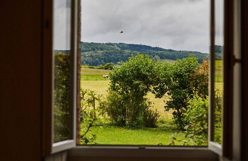 Villette-les-Arbois Cottage | Gite des flâneurs du Jura: Large holiday home for 15 people near Arbois. Land, c