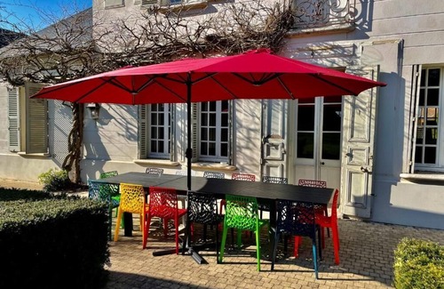 Sainte-Opportune-du-Bosc House | Gîte Le Domaine with private pool and fireplace