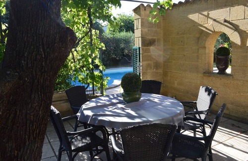 Castillon-du-Gard Villa | Gite : La Maison "à Coté du Pont". du Gard - Swimming pool & River