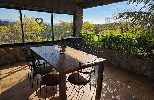 Labeaume House | Gîte with character and comfort for 8 people, swimming pool, boulodrome.