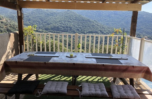 Olmeto Ski Chalet | Gitotel chalet with panoramic view terrace and swimming pool