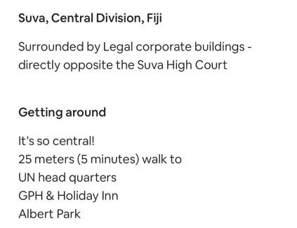 Suva Apartment | Gladstone Gem 6 - Suva CBD 2 Bedroom Apartment