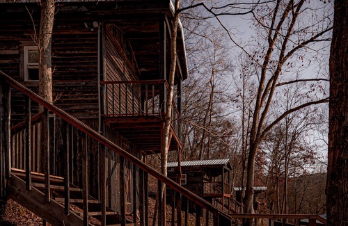 Lynx Cabin | Glamping Cabin | Huge Window | Tree House Feel