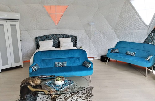 Fertorakos Ski Chalet | Glamping Dome on Lake Neusiedl with climate