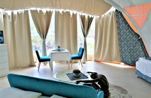 Fertorakos Ski Chalet | Glamping Dome on Lake Neusiedl with climate