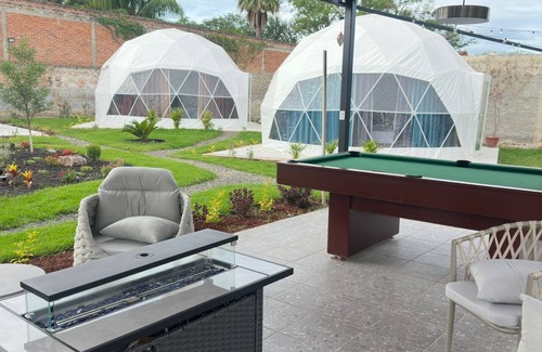 Tlajomulco de Zuniga House | Glamping geodesic domes, camping experience with hotel comfort