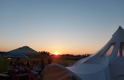 Wisbech RV Rental | Glamping with Llamas in Valentina Stargazer Belle