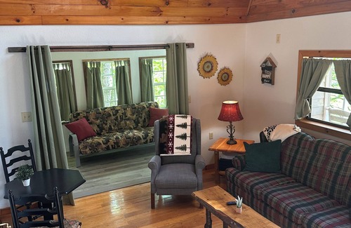 Upper Peachtree Cabin | Godin's Get A Way, Creekside cabin, Relax in Murphy, NC. Close to everywhere!