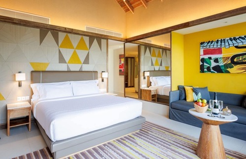 Farukolhufushi Island Hotel | Gold Beach Villa, 2 Twin Bed, Direct Beach Access, Hard Rock Maldives
