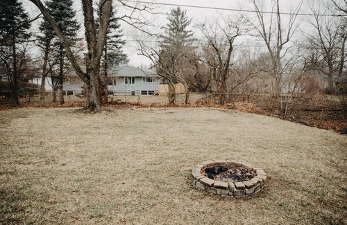 West Lafayette House | Golf Course Views! Ranch! Fire Pit ! Bring Pets!