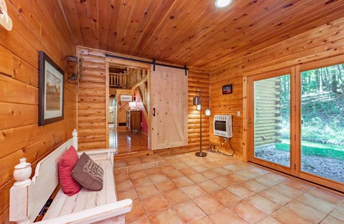 Paradise Point Cabin | Good Vibrations: Lake Access, Log Chalet, Hot Tub, Fire Pit, Grill!