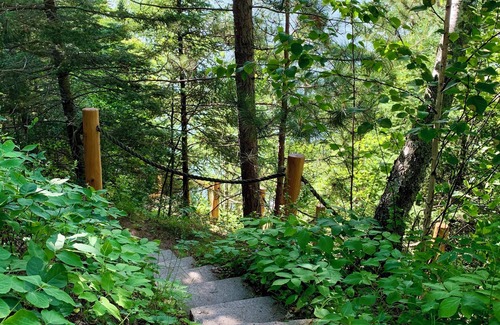 Longville Cabin | Gorgeous 3 Bdrm Log Cabin on Woman Lake with Beautiful Views