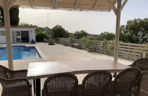 Droushia Villa | Gorgeous 4-bed villa with large pool and beautiful views