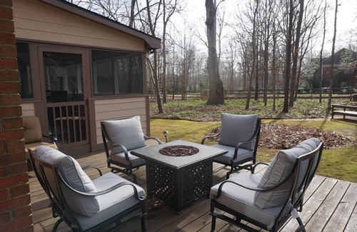 Weddington House | Gorgeous 4 bedroom with rec room/outdoor pond upscale exclusive Weddington area