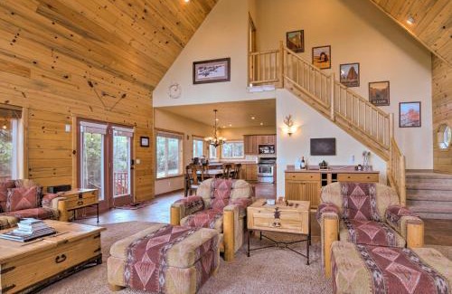Long Valley Junction House | Gorgeous Alton Cabin with Deck and Mountain Views