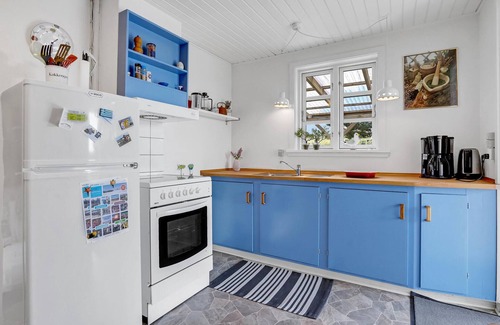 Grærup Strand House | Gorgeous home in Oksbøl with kitchen