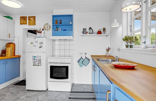 Grærup Strand House | Gorgeous home in Oksbøl with kitchen