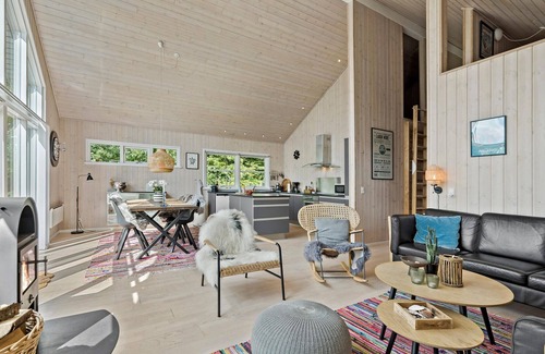 Skaven Strand House | Gorgeous home in Tarm with kitchen