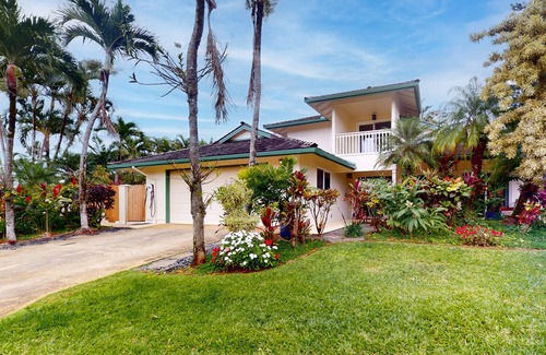 Princeville House | Gorgeous home with private pool, hammock, large patio, lanai, & enclosed yard