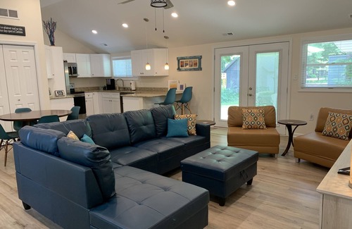 Clarklake House | Gorgeous lake-access home with boat slip steps away from renowned Clark Lake!