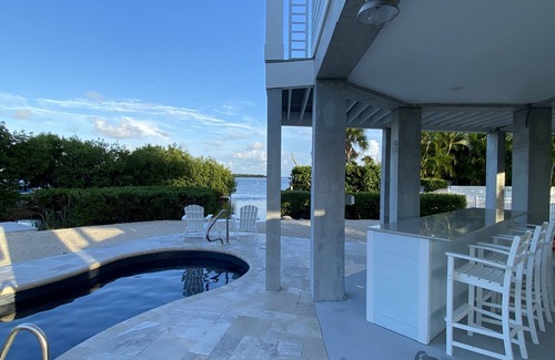 Cutthroat Harbor Estates House | Gorgeous Newer Oceanfront Home! Private heated pool, dock and great views!
