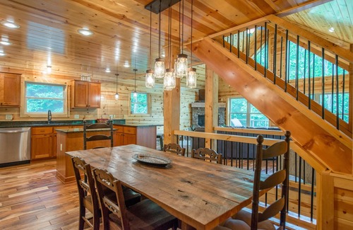 Laurelville Cabin | Gorgeous pet friendly property with 3 BR/3 BA cabin, multipule private acres, and a pond
