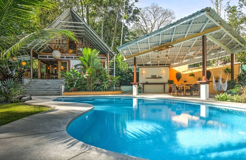 Chiguata House | Gorgeous Pool + Gardens Steps from the Beach-Ideal Group or Family Getaway
