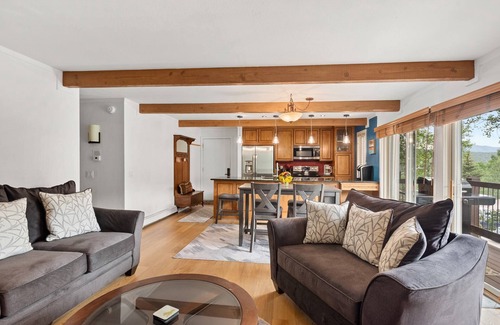 Snowmass Village Condo | Gorgeous Snowmass Mountain Views! Balcony, W/D, Gas FP, Parking, Pool & Hot Tub. On Shuttle & Path